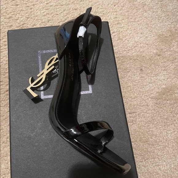 Yves Saint Laurent Shoes - Ysl gold heeled shoes